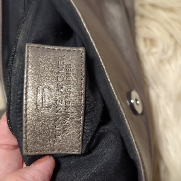 Grey Etienne Aigner shoulder bag purse - Picture 6 of 10